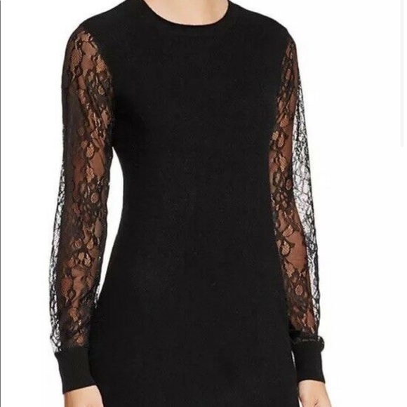 C by Bloomingdale’s Cashmere Black Dress - Picture 2 of 8